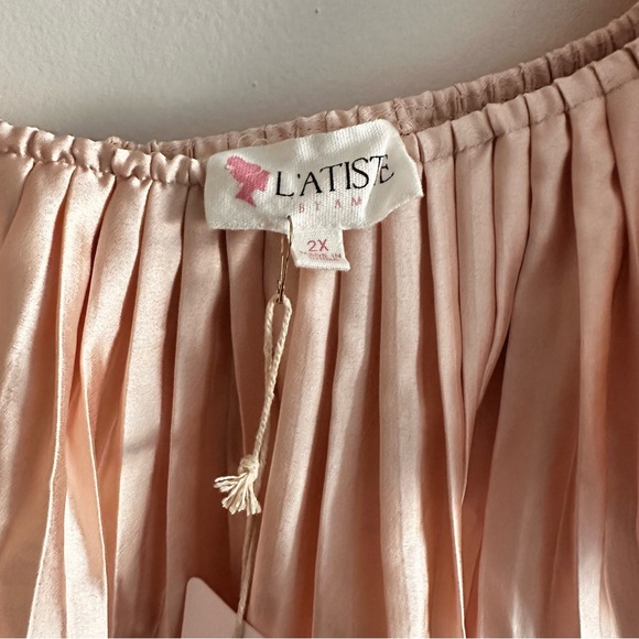 L'atiste Pleated Multicolor Dress - Picture 6 of 6